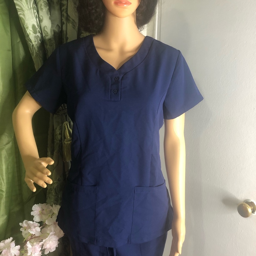 Blue Scrub Set - Picture 2 of 7